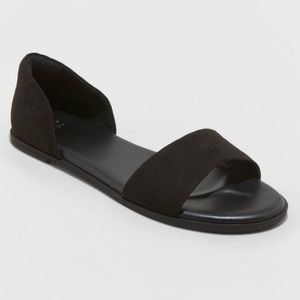 Two piece slide sandals